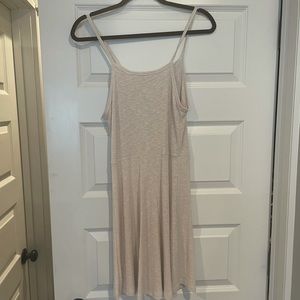 Light-weight Oatmeal Spaghetti Strap Dress